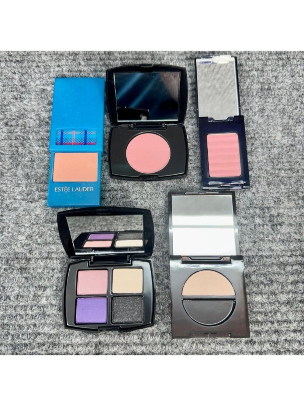 Estée Lauder & Lancôme Lot Blush Eyeshadow Travel Sample Size Bundle of 5 SKU23